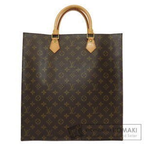 Louis Vuitton Sac Plat Handbag Monogram Canvas